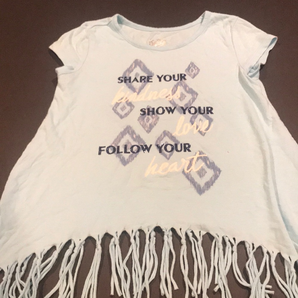 Justice fringe t-shirt